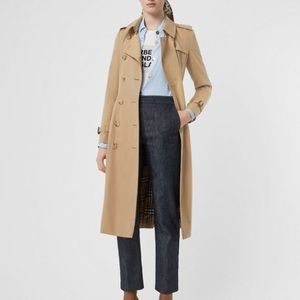 Valerie Stevens Petite Long Tan Coat Small